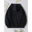 Plus Size - Women'S Cozy Thickened Llama Hoodie - Black with Golden Butterfly & Heart Design, Long Sleeve Pullover with Kangaroo Pocket, Casual Fall/Winter Wear, Cozy Clothing | Butterfly Heart Design | Kangaroo Pocket Hoodie, Cute Hoodie