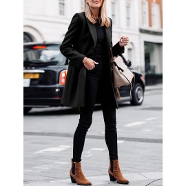 Plus Size - The New Large-sized Suit Jacket For Autumn And Winter, Made Of Thickened Fabric, Is Warm And Comfortable, Making It Perfect For Outings, Dates And Gatherings