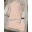 Elegant Office Suit Set for Women - Solid Color Polyester Blazer with Front Bow Detail and 3/4 Sleeves, Matching Trousers - Non-Stretch Woven Fabric, Suit Collar, Autumn/Winter Collection
