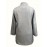 Elegant Plus Size Houndstooth Blazer for Women - Polyester Knit Fabric with Lapel Collar, Raglan Long Sleeve, Regular Fit Fall/Winter Jacket