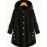 Women's Plus Size Winter Coat - Plush Hooded Jacket with Flared Hem, Machine Washable Cold Weather Outerwear for Women in - Perfect for Everyday & Formal Events