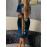 [Plus Size V-Neck Dress] Stretchy Fabric Plus Size Women's V-Neck Dress with Cross & Text Print - Casual Short Sleeve, Knee-Length for Leisure Outings, Comfortable Fit